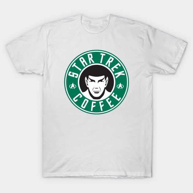 Star trek Coffee T-Shirt by nofixedaddress